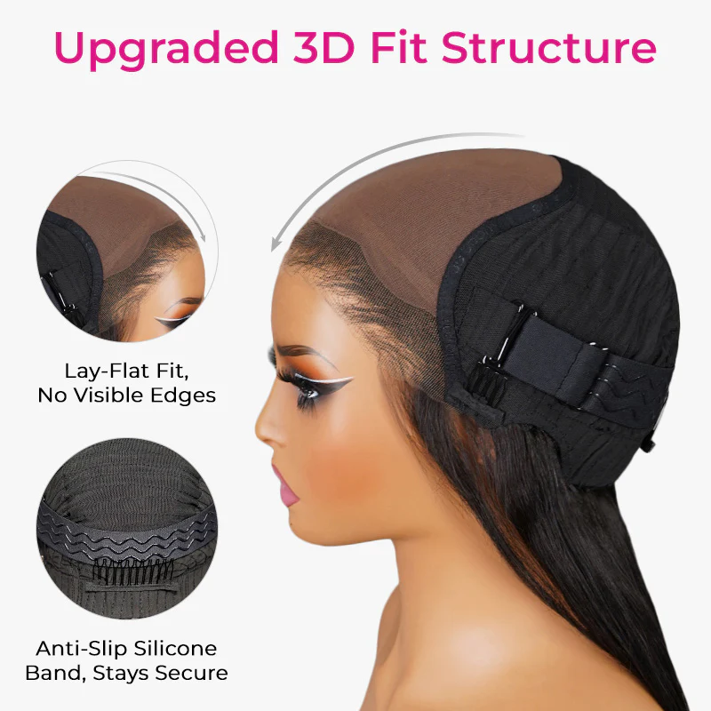 M-Cap 9x6 Burmese Curly Wear Go Glueless 250% Density Drawstring Wig Pre-Cut Lace Beginner Friendly