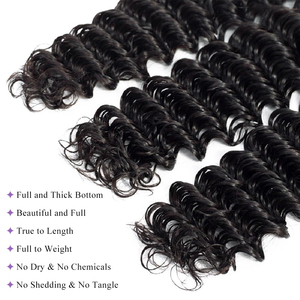 Deep Bundles Deal 10A Grade 100% Human Virgin Hair unprocessed