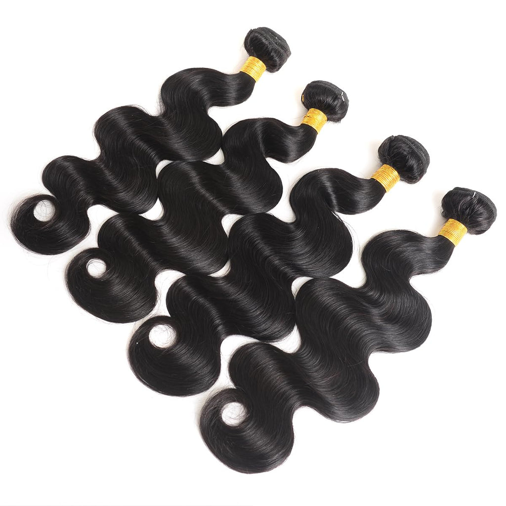 Human Hair Bundles 4 Pcs/pack Hair Brazilian Body Wave 100% Virgin Human Hair
