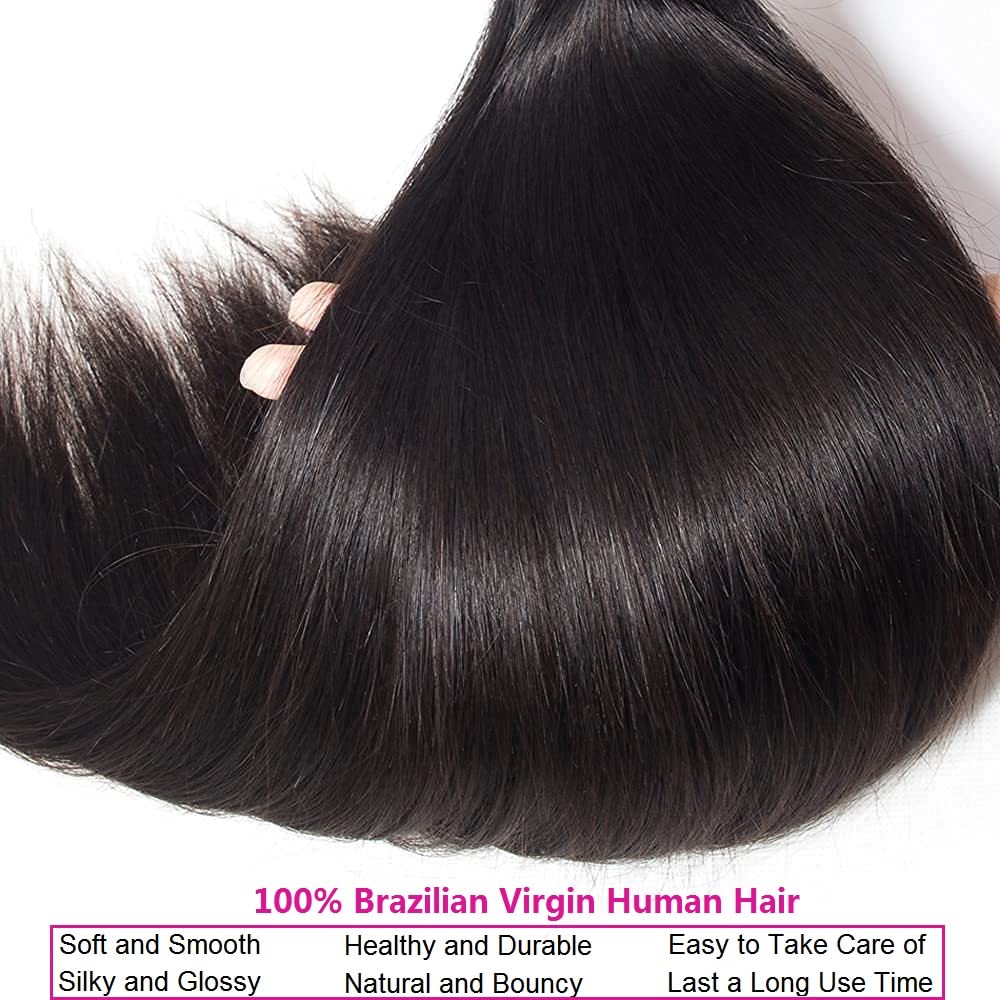 Straight Hair Bundles 10A Grade 100% Human Virgin Hair unprocessed