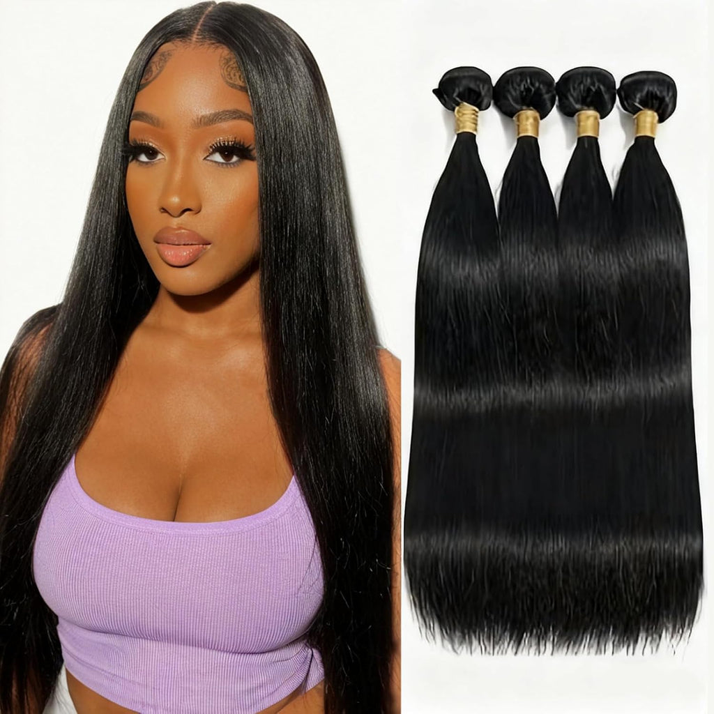 Premium Raw Virgin Hair Straight Bundles Human Hair Bundles 4 Pcs/pack