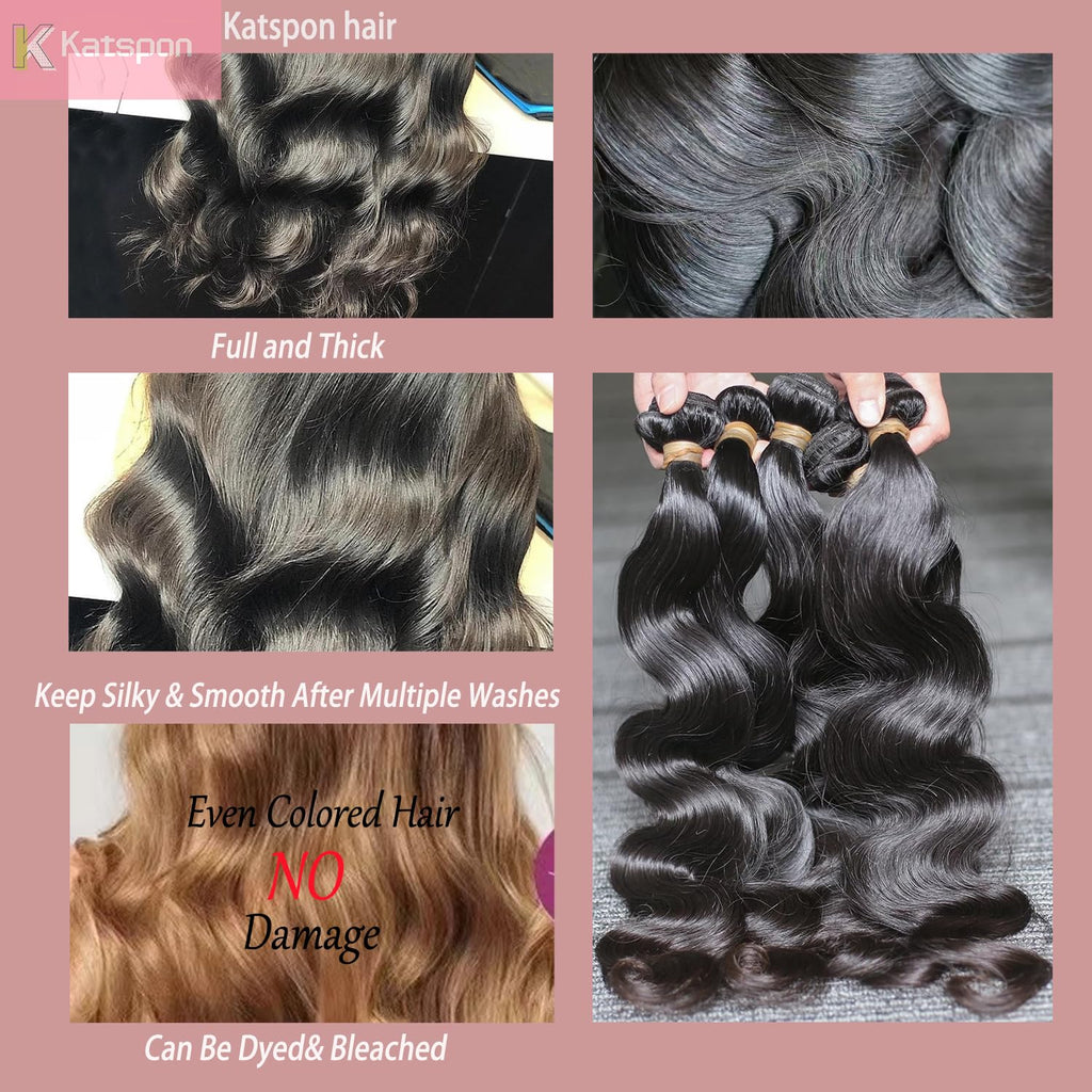 Human Hair Bundles 4 Pcs/pack Hair Brazilian Body Wave 100% Virgin Human Hair