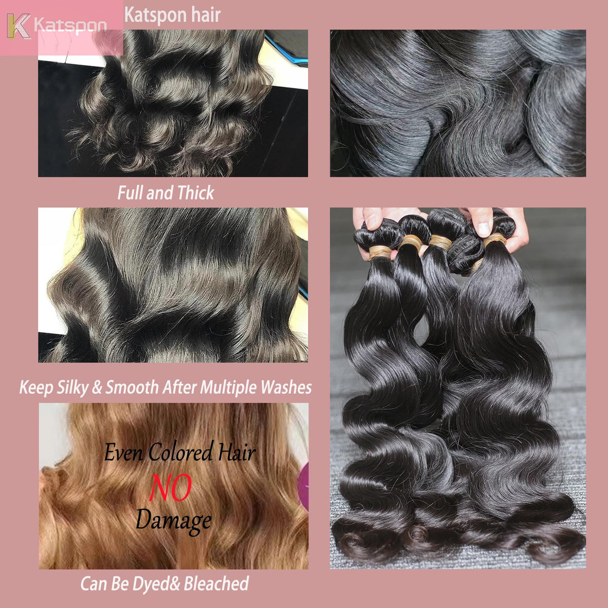 Human Hair Bundles 4 Pcs/pack Hair Brazilian Body Wave 100% Virgin Human Hair
