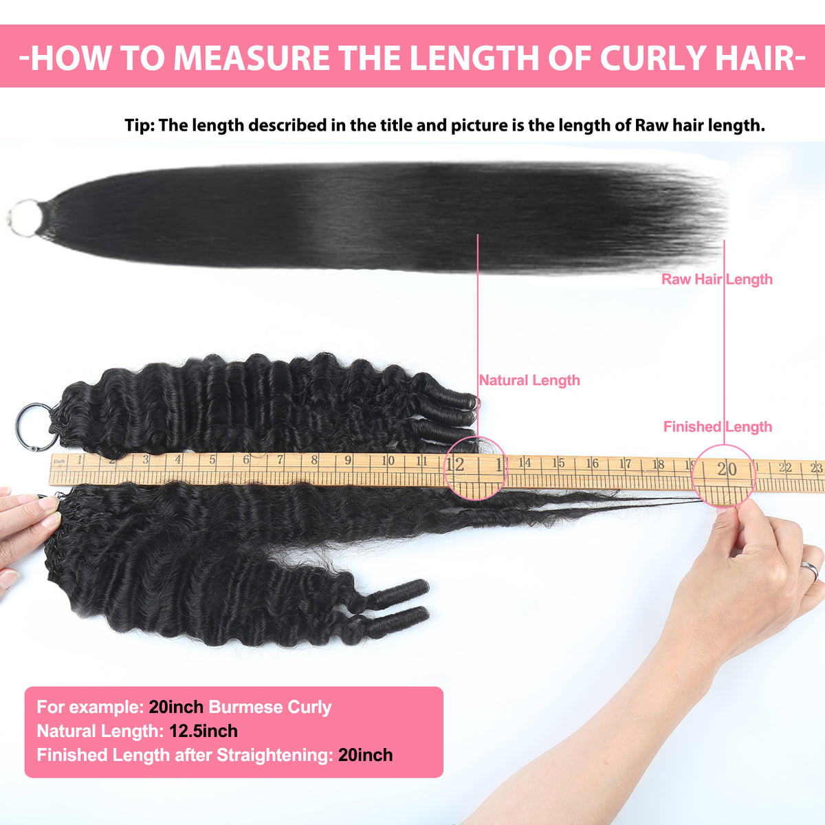 Burmese Curly Crochet Human Hair, Designed for Miracle Knots Boho Braids Plush Texture Time-Saving Wear 60g/pack